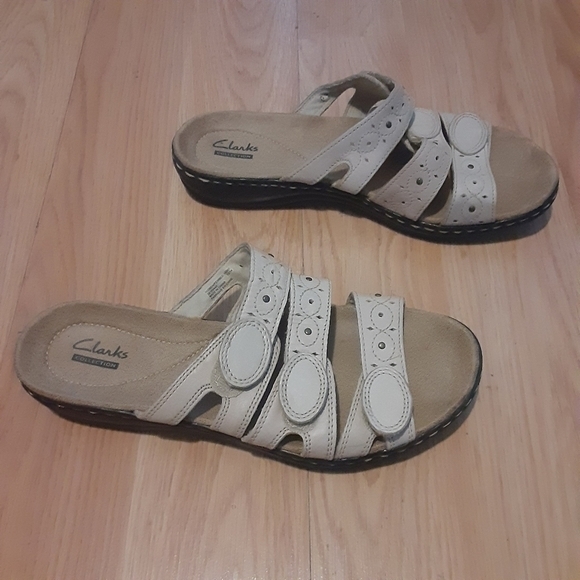 Clarks Leisa Cacti Q leather sandals,adjustable,removable footbed - Picture 7 of 16